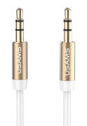 USAMS Καλώδιο Ήχου 3.5mm YP-01 AUX 1m Λευκό