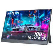 Arzopa 16.1" Portable Gaming Monitor Space Grey 2K QHD 180Hz Z3FC