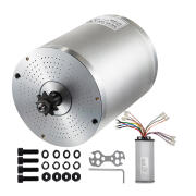 VEVOR Ηλεκτρικός Κινητήρας Συνεχούς Ρεύματος Χωρίς Ψήκτρες 4900 RPM 72V 3000W  ZLDJWS3KW72VWZDKZV9