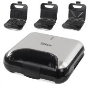 Zilan Τοστιέρα Γκριλιέρα Βαφλιέρα 3-σε-1 ZLN4704