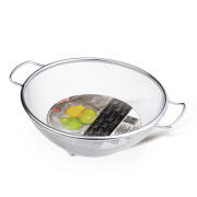 Berlinger Haus Μεταλλικό Σουρωτήρι από ανοξείδωτο ατσάλι με μεταλλικά χερούλια, 26x9.5 cm, BH-7203