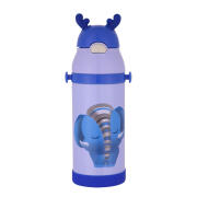 Estia Ανοξείδωτο Παιδικό Θερμός Αυτάκια 350ML Blue Elephant