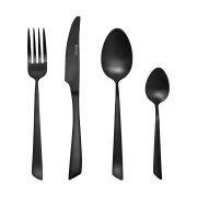 Estia Σετ Μαχαιροπιρουνα Edge Black Ανοξειδωτο Ατσαλι 18/0 Μαυρο Mat 24 Τεμ.  01-29173