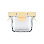 Estia Φαγητοδοχειο Click&seal Γυαλινο 160ml 9.2x9.2x6.3cm Με Καπακι Πλαστικο Ivory  01-29814