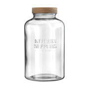 Estia Δοχειο Αποθηκευσησ Allure Γυαλινο 3500ml 15x15x26cm  01-31473