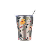 Estia Θερμοσ Coffee Mug Save The Aegean 350ml silver Botanic  01-31787