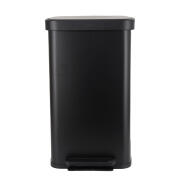 Estia Καδοσ Απορριματων Flatop Soft Close 70lt Ματ Μαυροσ  01-31985