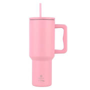Estia Θερμοσ Straw Tumbler Xl Save The Aegean 1200ml Blossom Rose  01-32210