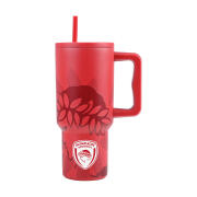 Estia Θερμοσ Straw Tumbler Xl Olympiacos Bc Edition 900ml  01-35969