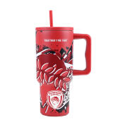Estia Θερμοσ Straw Tumbler Xl Olympiacos Bc Edition Together We Fight 900ml  01-35976