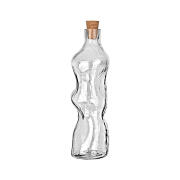 Estia Μπουκαλι Γυαλινο Sway 1000ml Με Καπακι Φελλου  01-36799