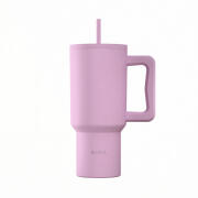 Estia Θερμοσ Straw Tumbler Xl Save The Aegean 900ml Lavender  01-41472