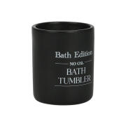 Estia Ποτηρακι Μπανιου Myst Stoneware Μαυρο  02-26868