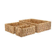 Estia Καλάθια Αποθήκευσης & Οργάνωσης Florana Σετ 3 Τμχ. 36×26×10cm 20×20×8.5cm 20×11×8.5cm 02-27964