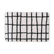Estia Ταπετο Μπανιου Cage 40x60cm 100% Μικροϊνεσ Γκρι-μαυρο  02-28572
