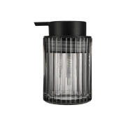 Estia Αντλια Σαπουνιου Alivio Γυαλινη Αναγλυφη 300ml 7.8x12.5cm Μαυρη  02-28817