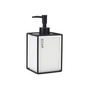 Estia Αντλια Σαπουνιου Cage 450ml Κεραμικη Λευκη Με Μεταλλικο Πλαισιο  02-30018