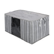Θηκη Αποθηκευσησ Non Woven Υφασματινη 50x40x30cm Με Παραθυρο Ivory  03-23997