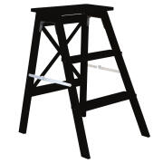 Estia Σκαλοσκαμπω Bamboo Essentials Με 3 Σκαλια Μαυρο  04-34412