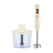 Estia Ραβδομπλεντερ Pure Cream 600w Με Λεπιδεσ Τιτανιου & Δοχειο 500ml Κρεμ  06-38618