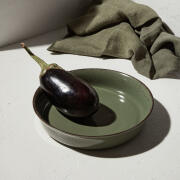 Estia Σαλατιερα Βαθια Terra Πορσελανινη 23cm Green  07-15565