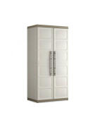 Keter Δίφυλλη Ντουλάπα Excellence XL Utility Πλαστική με Χώρισμα & 4 Ράφια 89x54x182εκ.