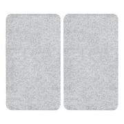 Wenko Προστατευτικά Καλύμματα Εστίας - Επιφάνεια Κοπής Γυάλινη Διάφανα 2τμχ 30x52cm 271266121