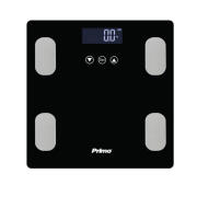 Primo Ζυγαριά Λιπομετρητής Γυάλινη 180kg PRBS-40465 180KG Μαύρο