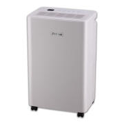 Primo Αφυγραντήρας με Συμπιεστή και Ιονιστή 12lt PRDH-45019i Λευκός