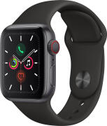 Apple Watch Series 5 GPS 44mm Space Grey Aluminium Case With Black Sport Band S/M & M/L