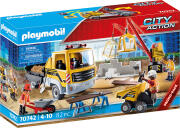 PLAYMOBIL Εργοτάξιο με ανατρεπόμενο φορτηγό