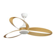 PRIMO  ΑΝΕΜΙΣΤΗΡΑΣ ΟΡΟΦΗΣ 132CM PRCF-80653 ΛΕΥΚΟΣ-ΞΥΛΟ ΜΕ R/C DC LED