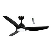 PRIMO  ΑΝΕΜΙΣΤΗΡΑΣ  ΟΡΟΦΗΣ 130CM PRCF-80724 ΜΑΥΡΟ ΜΕ R/C LED