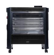 Gruppe Θερμάστρα Χαλαζία με αερόθερμο Μαύρη ΝGF24ΒFΗ