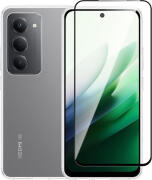 Vivid Set Gelly Case + Full Face Tempered Glass Redmi 15 5G Black