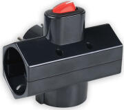 Sonora Αντάπτορας Ρεύματος Ταφ 3 Θέσεων Σούκο με Διακόπτη On/Off CPAB301