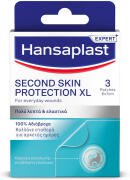 Hansaplast Second Skin Protection Αυτοκόλλητα Επιθέματα XL 7x6cm 3τμχ