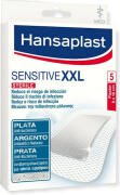 Hansaplast Sensitive Silver XXL Αυτοκόλλητες Γάζες 10x8cm 5τμχ