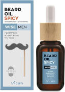 Vican Λάδι Περιποίησης για Γένια και Μουστάκι Wise Men Spicy 30ml