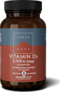 TerraNova Vitamin D3 Complex Βιταμίνη για Ενίσχυση του Ανοσοποιητικού & την Υγεία των Οστών 2000iu 50 Φυτικές Κάψουλες