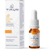Tikun Day Time CBD 250mg & CBG 250mg Έλαιο Κάνναβης σε Σταγόνες με Γεύση Citrus 10ml
