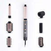 IQ HD-1279 Airstyler 7-Σε-1 Κεραμική Ηλεκτρική Βούρτσα με Αέρα και Περιστρεφόμενη Κεφαλή 1300W