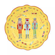 Maxwell Williams Πιάτο 20cm Jolly Joy Joy Καρυοθραύστης Πορσελάνη Σε Συσκευασία Δώρου Κίτρινο