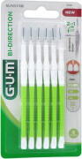 GUM Bi-Direction Μεσοδόντια Βουρτσάκια με Λαβή 0.7mm Λευκά 6τμχ