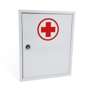 Medico Μεταλλικό Φαρμακείο Πρώτων Βοηθειών Τοίχου με Κλειδαριά