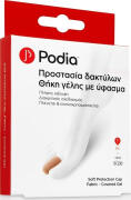 Podia Επίθεμα Soft Protection Cap Fabric + Covered με Gel για τους Κάλους 1τμχ