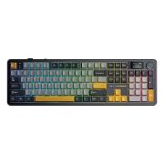 P/C AULA F108PRO GRAY/YELLOW REAPER SWITCH WIRELESS KEYBOARD