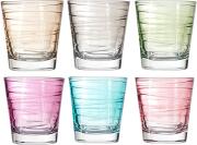 Leonardo Σετ 6 Τεμαχίων Ποτήρι Χυμού/Ουίσκυ Χρωματιστά 250ml Vario 047286L