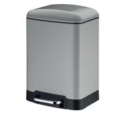 Kela Κάδος απορριμάτων ανοξείδωτος 6lt Γκρί ανοιχτό σειρά Davino