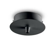 Ideal Lux Ροζέτα Ροζέτα METALLO 1 LUCE ROUND NERO 123295